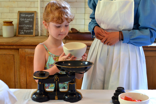Child in Historic Kitchens