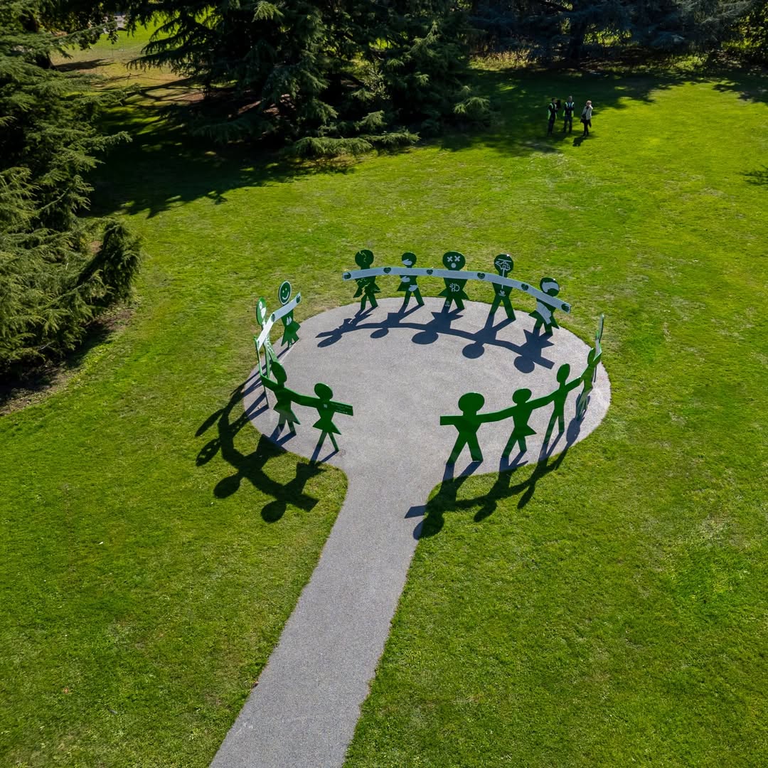 This Morning (1St October) The First Global Humanitarian Memorial, Created By Michael Landy CBE,